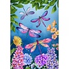 Dragonflies Garden Flag