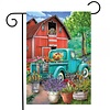 Farm In Spring Garden Flag