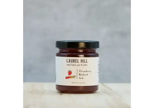  Laurel Hill Jams & Jellies Strawberry Rhubarb Jam 5.5 oz 