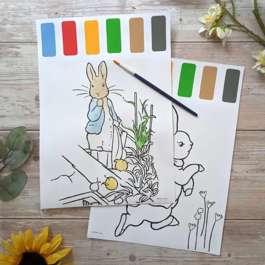 Paint Palette Art Set Beatrix Potter