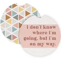 Don't Know Where I'm Going Car Coaster