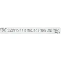 16" Wooden Sign Million Little Things