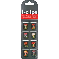 Mushrooms I-Clips Magnetic Page Markers