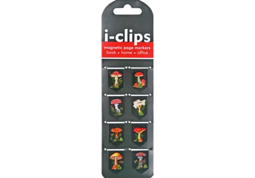 Peter Pauper Press Mushrooms I-Clips Magnetic Page Markers   Peter Pauper Press Mushrooms I-Clips Magnetic Page Markers