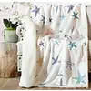 Carstens Inc Starfish Plush Sherpa Throw 54" x 68"