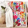 Carstens Inc Butterfly Plush Sherpa Throw 54" x 68"