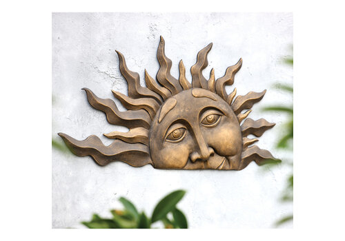  Half Sun Wall Plaque 
