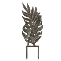 Frog and Bamboo Leaf Pot Trellis