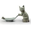 Cat & Leaf Bird Feeder