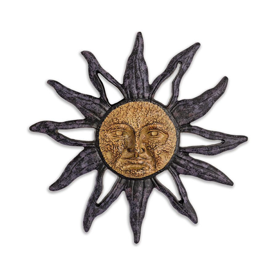 Sun Face Wall Plaque
