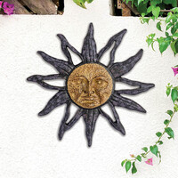 Sun Face Wall Plaque