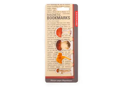  Kikkerland Mushroom Magnetic Bookmarks 