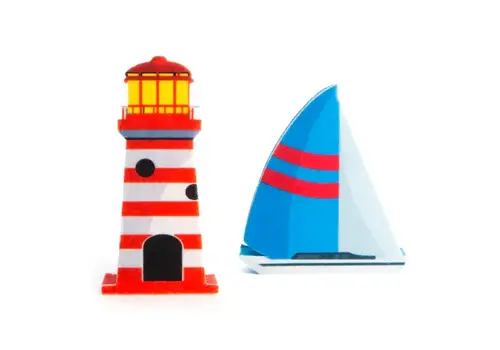  Kikkerland Sail Away! Sponge Set 