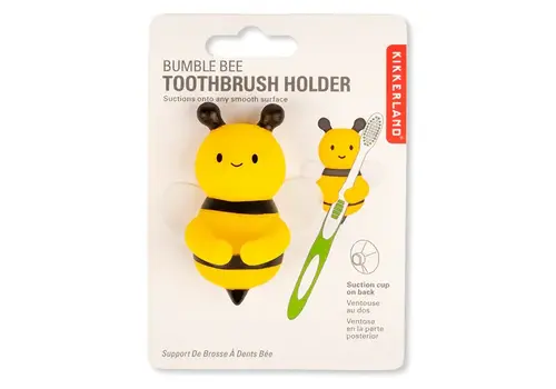  Kikkerland Bumblebee Toothbrush Holder 