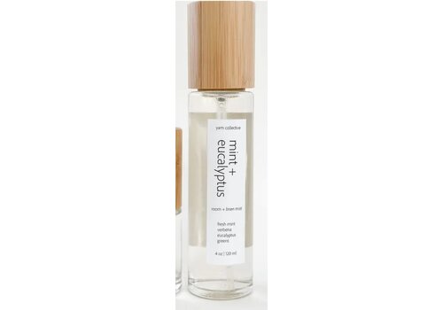  yam collective Room & Linen Mist 4 oz.  Mint + Eucalyptus 