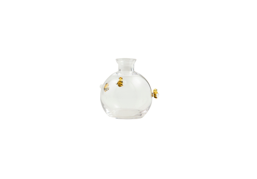  Mud Pie Glass Inlay Vase 