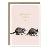 Biely & Shoaf Raccoons Partners in Crime Love Card