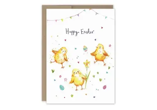  Biely & Shoaf Chicks Happy Easter Card 