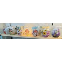 Summer Birds Pre-Lit Small Jar w/