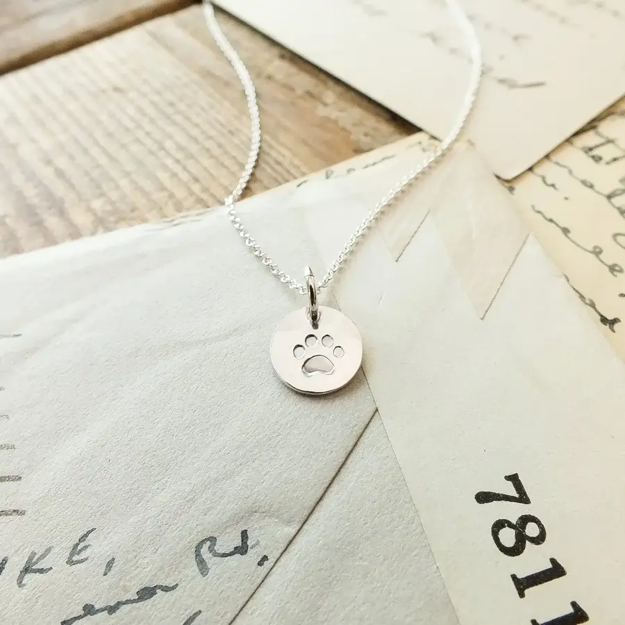 Paw Print Necklace SS