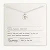 Becoming Paw Print Necklace SS
