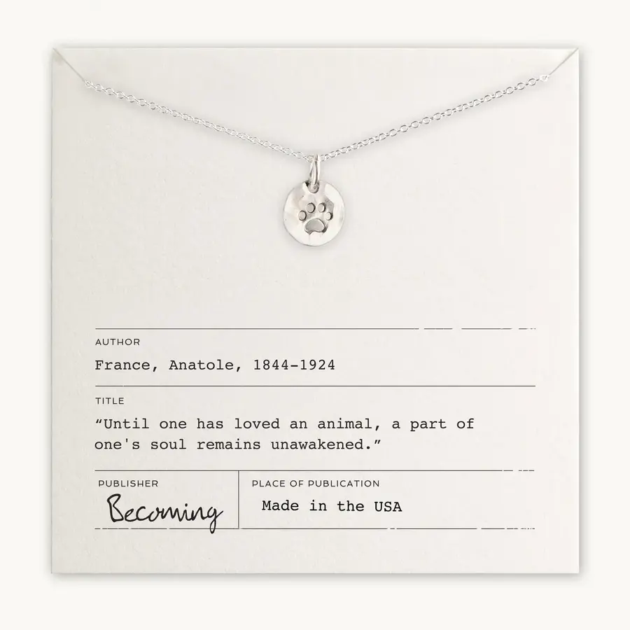 Paw Print Necklace SS