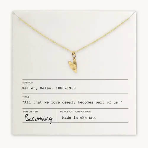  Becoming Love Deeply Necklace GF 