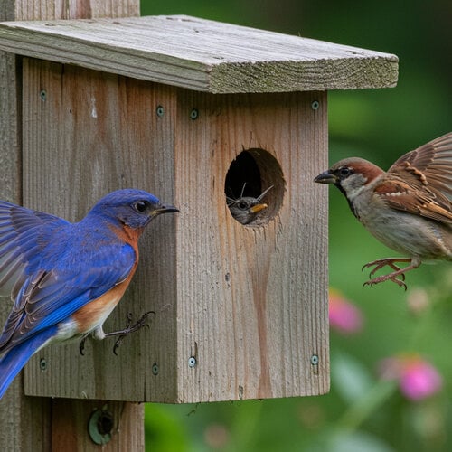 How to Protect Nesting Bluebirds in Your Garden (and Keep Those Pesky House Sparrows Away!)