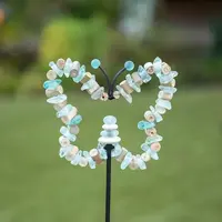 Glass Butterfly Garden Stake