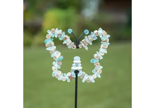 Garden Age Glass Butterfly Garden Stake 4 ft 
