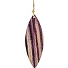 Rain Jewelry Collection Gold Purple Wash Sparkle Ellipse Earrings