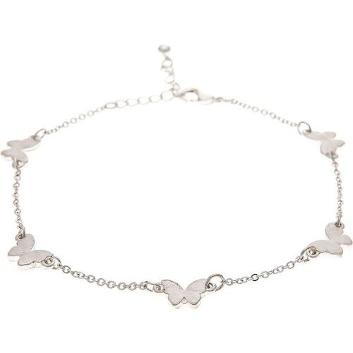  Rain Jewelry Collection Silver Butterfly Chain Anklet 