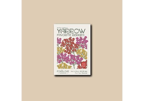  Foxglove Farmhouse Yarrow Summer Berries Seeds 