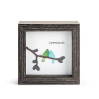 Love Birds Shadow Box