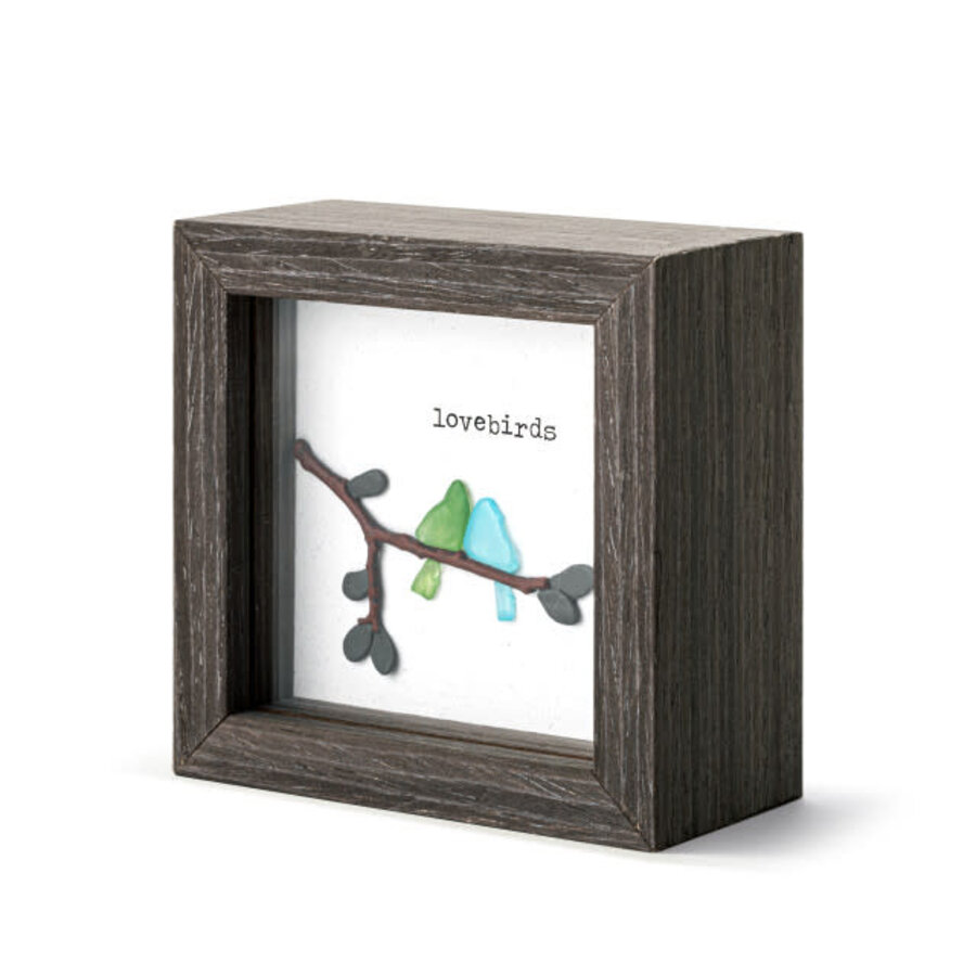 Love Birds Shadow Box