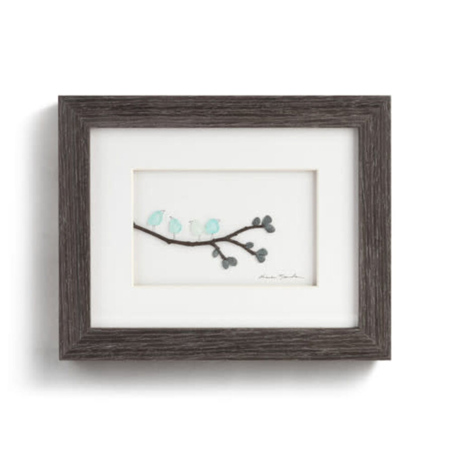 Four of a Kind Wall Art - Gray 10x8