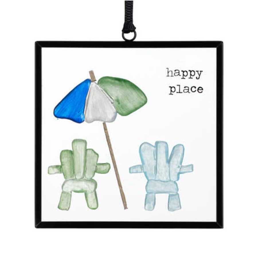 Find Your Happy Place Suncatcher