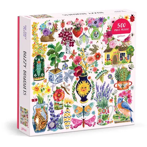  Buzzy Bouquets Puzzle 500 PC 