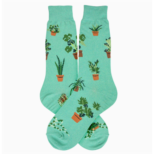  Foot Traffic Socks Men's Plant Dude Socks 