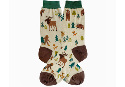  Foot Traffic Socks Woodland Creatures Women's Socks 