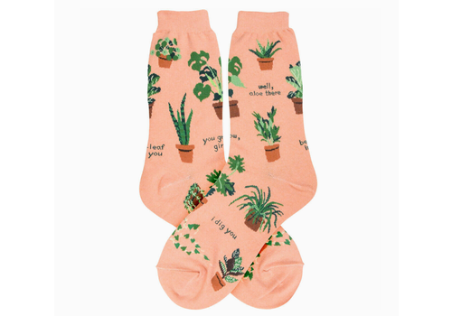  Foot Traffic Socks Plant Lady Women's Socks 