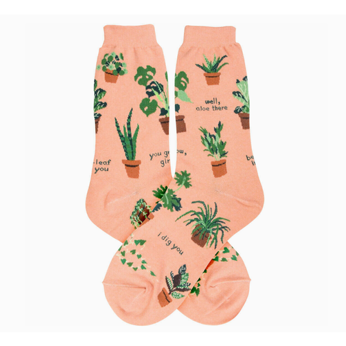  Foot Traffic Socks Plant Lady Women's Socks 