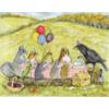 Woodfield Press Crow's Toast Card