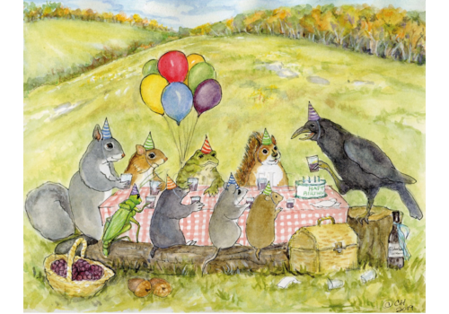  Woodfield Press Crow's Toast Card 