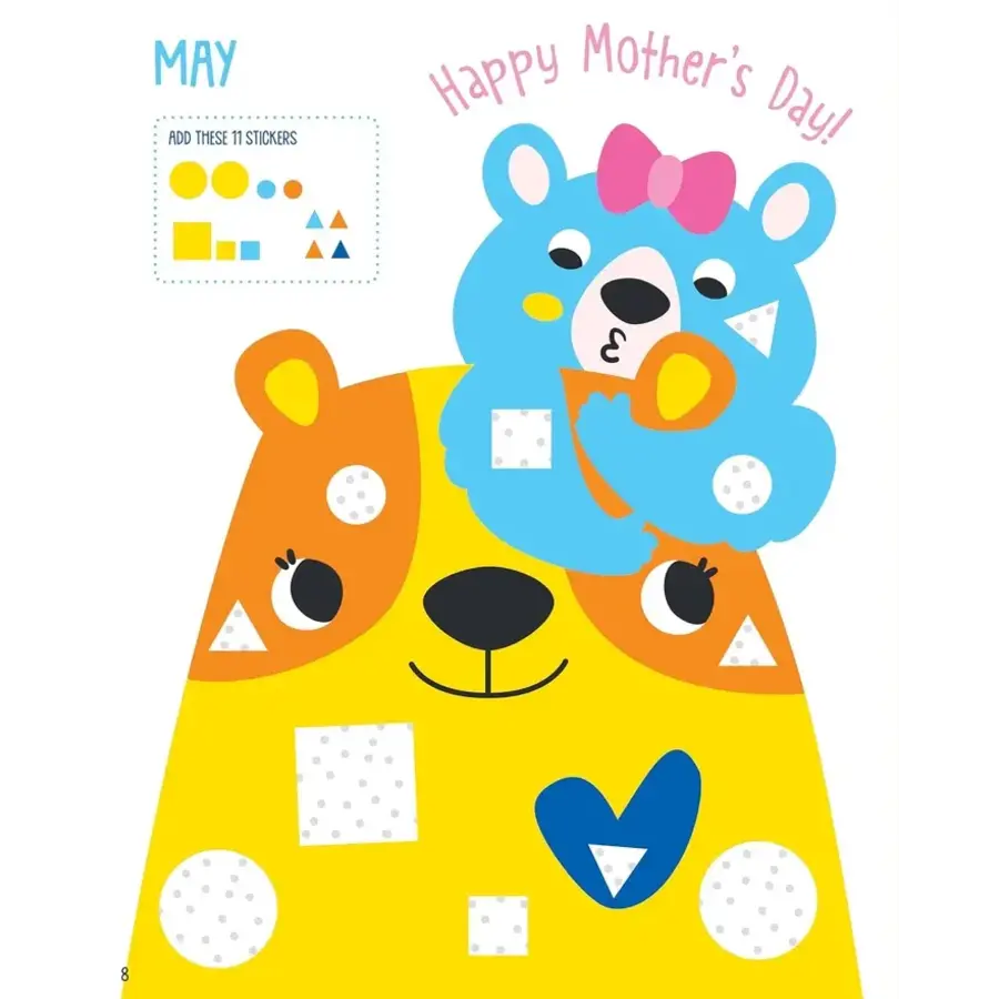 Sticker Fun: Learn About Months & Seasons!