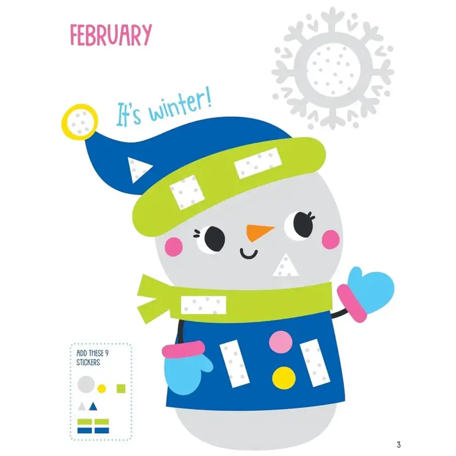 Sticker Fun: Learn About Months & Seasons!
