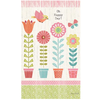 10" Mini Art Pole Oh Happy Day