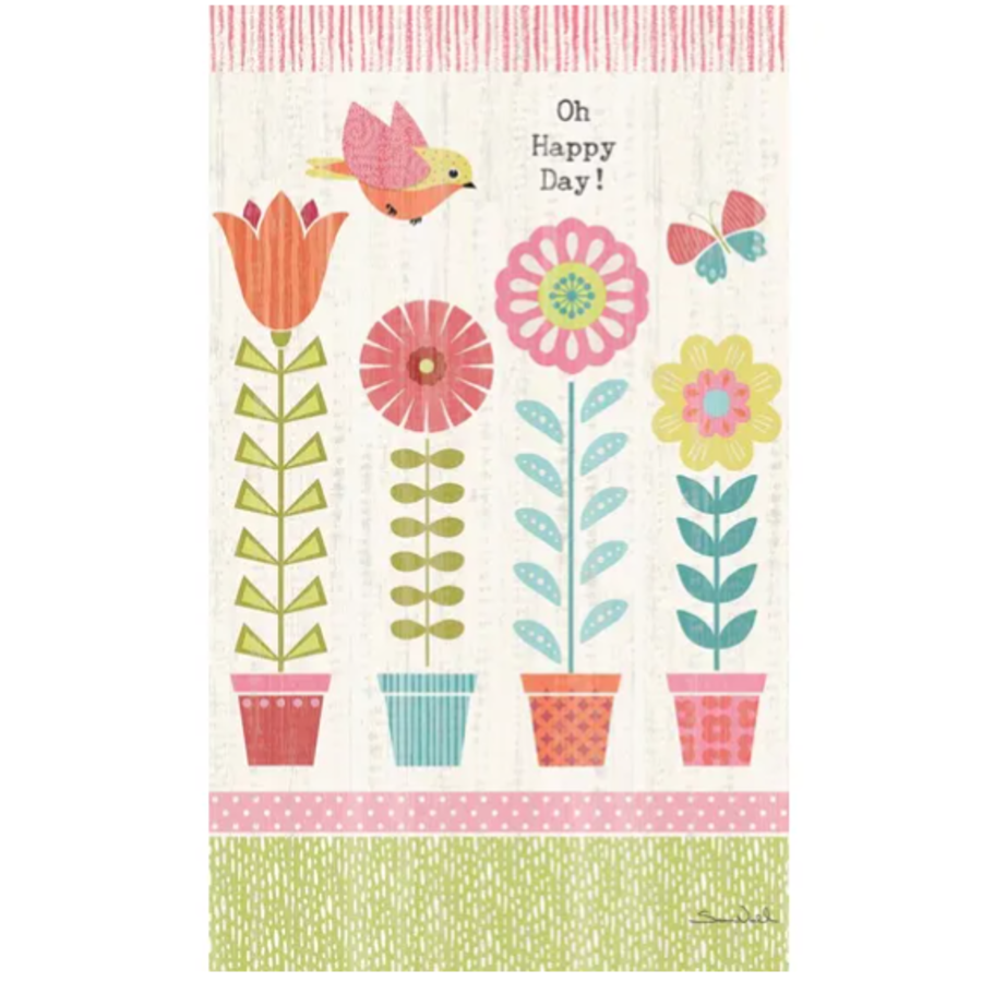 10" Mini Art Pole Oh Happy Day