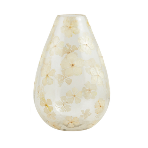  Mud Pie Pressed Flower Vase 