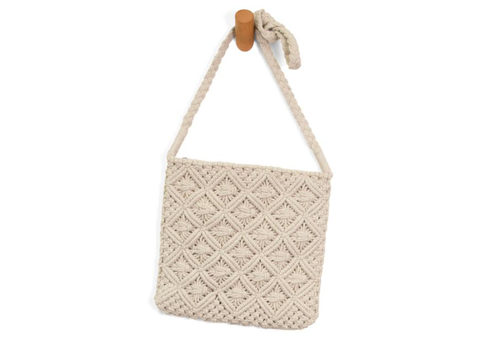  Joy Accessories Macrame Crossbody Bag Natural 